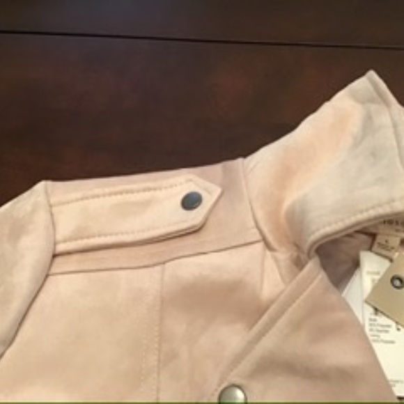 Soft Faux Suede Moto Style Jacket - Picture 7 of 7